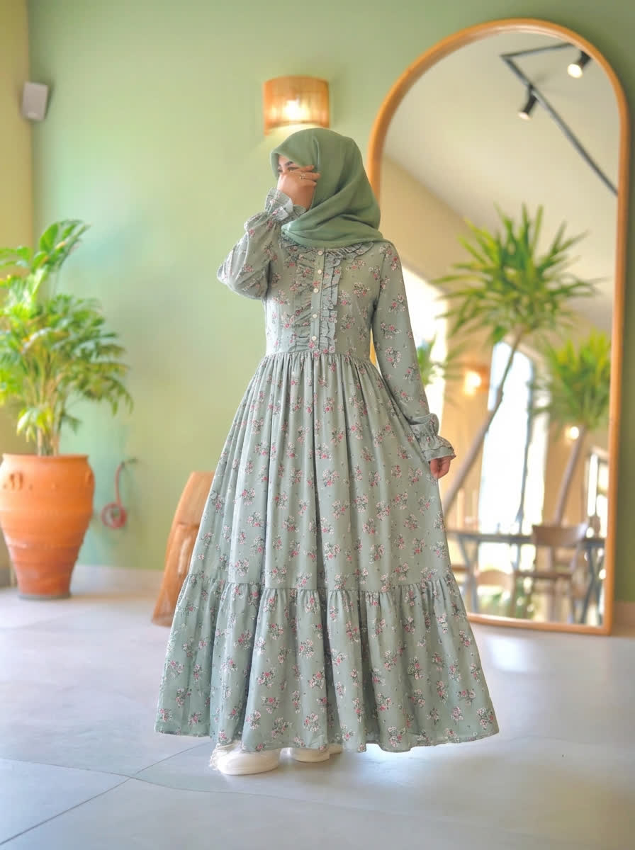 پیراهن ساحلی گلگلی