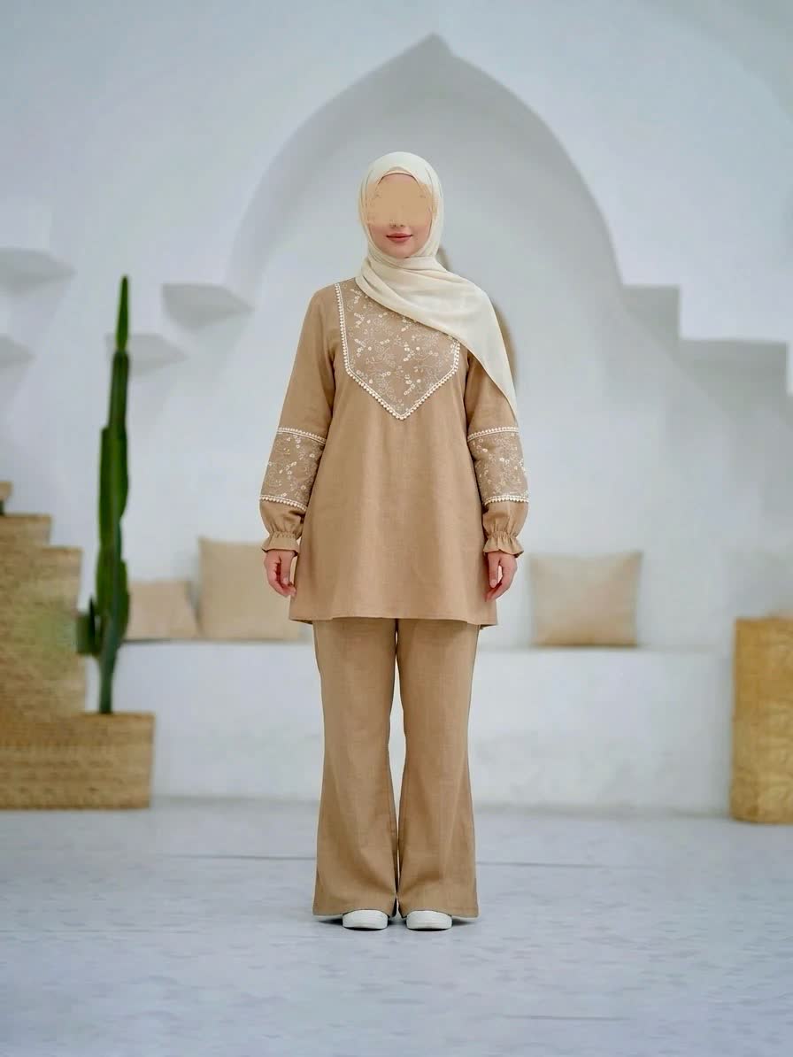 تونیک شلوار ایران نسکافه ای